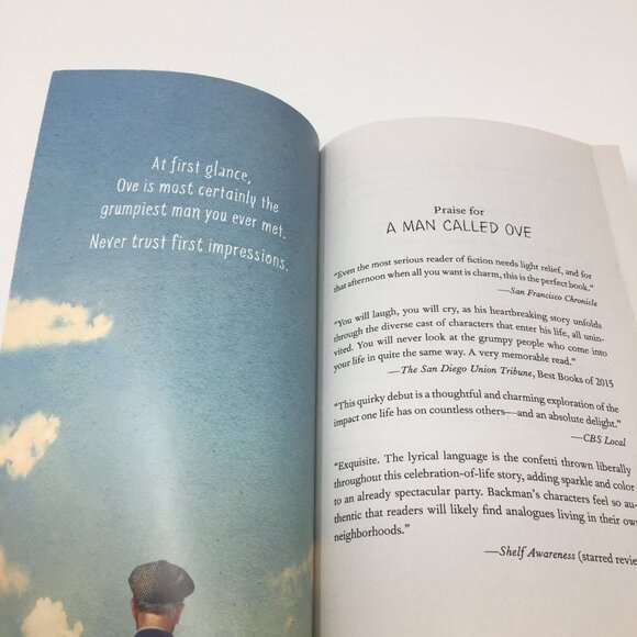 A Man Called Ove A Novel by Fredrik Backman Softbound Paperback Book - Picture 4 of 8